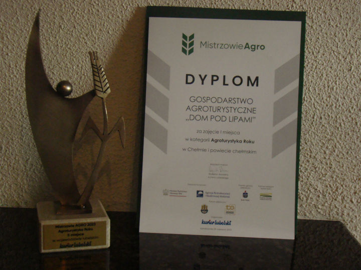 Dyplom Agroturystyka Roku